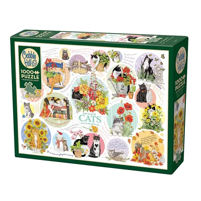 Cobble Hill 40298 - Cat Thoughts - 1000 db-os puzzle 