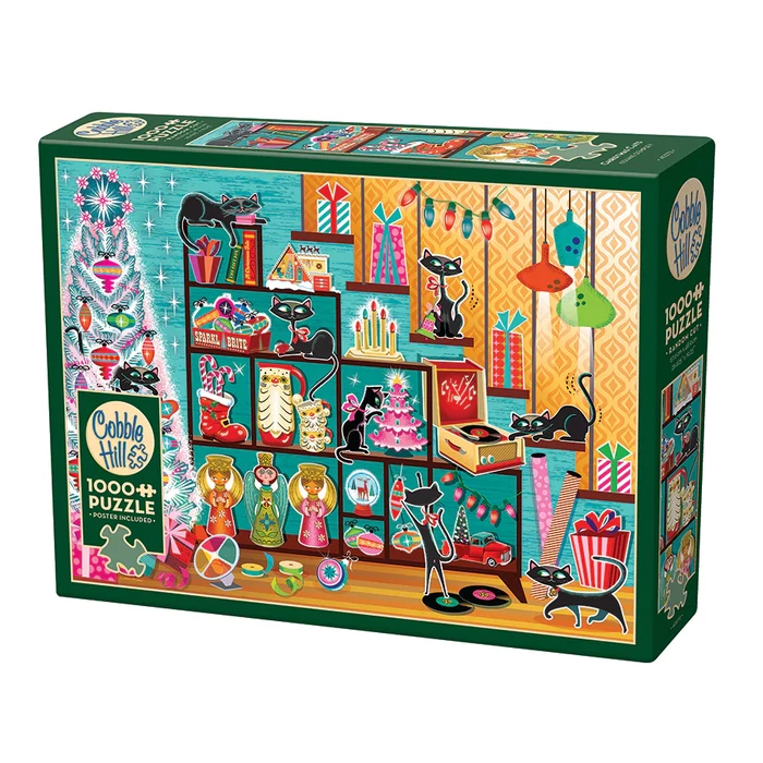 Cobble Hill 40272 - Christmas Cats - 1000 db-os puzzle
