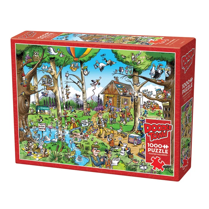 Cobble Hill 44510 - Doodle Town - Birdwater's Paradise - 1000 db-os puzzle 