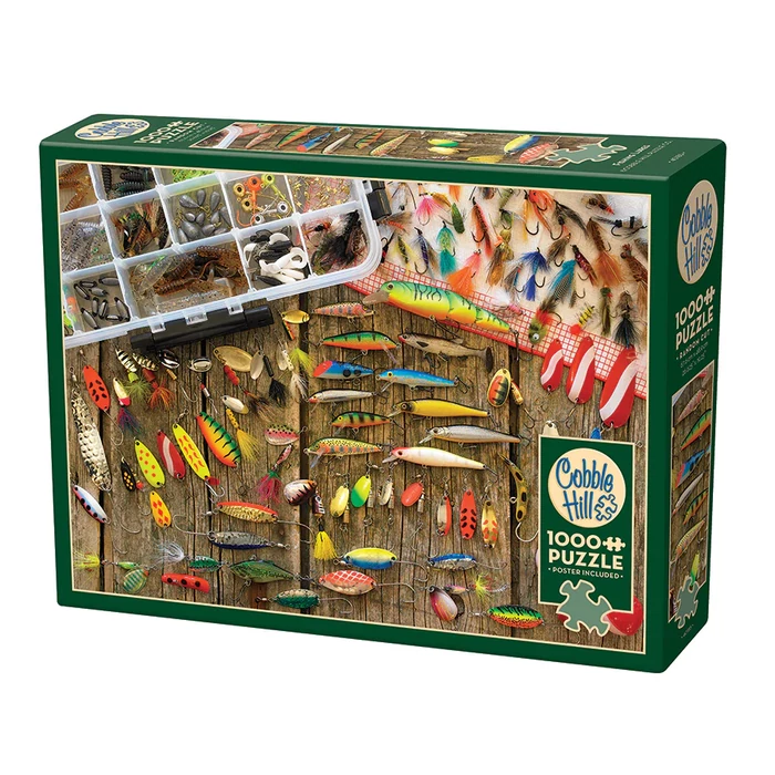 Cobble Hill 40185 - Fishing Lures - 1000 db-os puzzle