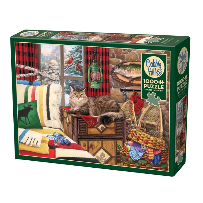 Cobble Hill 40253 - Lodge Cat - 1000 db-os puzzle