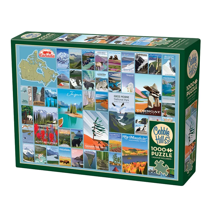 Cobble Hill 40071 - National Parks and Reserves of Canada - 1000 db-os puzzle