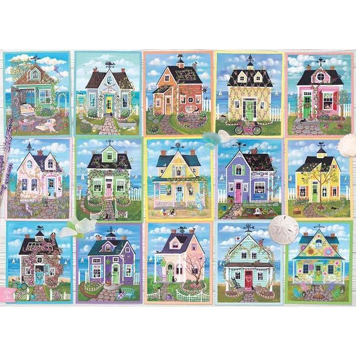Cobble Hill 40285 - Seaside Cottages - 1000 db-os puzzle