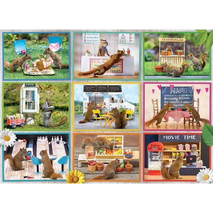 Cobble Hill 40297 - Squirrels Around Town - 1000 db-os puzzle