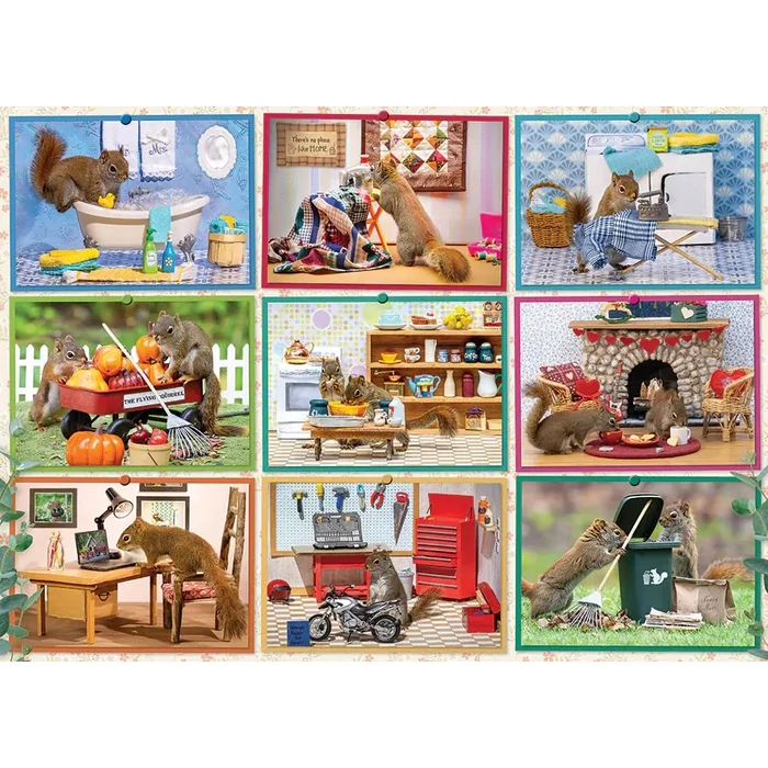 Cobble Hill 40287 - Squirrels at Home - 1000 db-os puzzle 