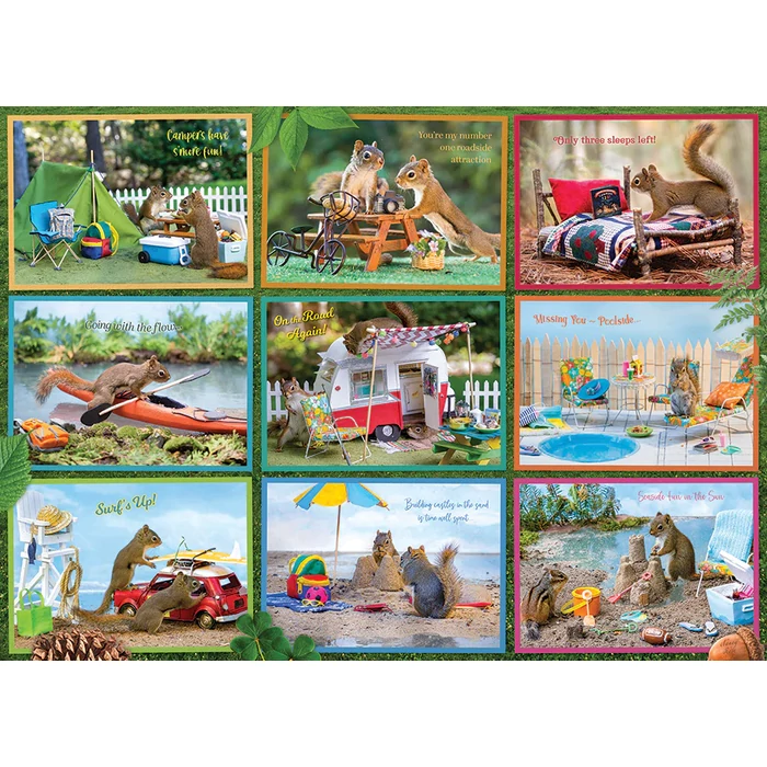 Cobble Hill 40256 - Squirrels on Vacation - 1000 db-os puzzle