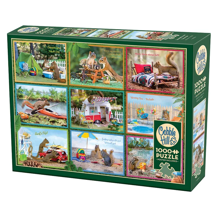 Cobble Hill 40256 - Squirrels on Vacation - 1000 db-os puzzle