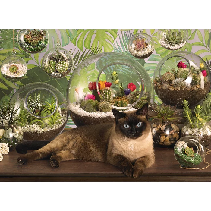 Cobble Hill 40142 - Terrarium Cat - 1000 db-os puzzle