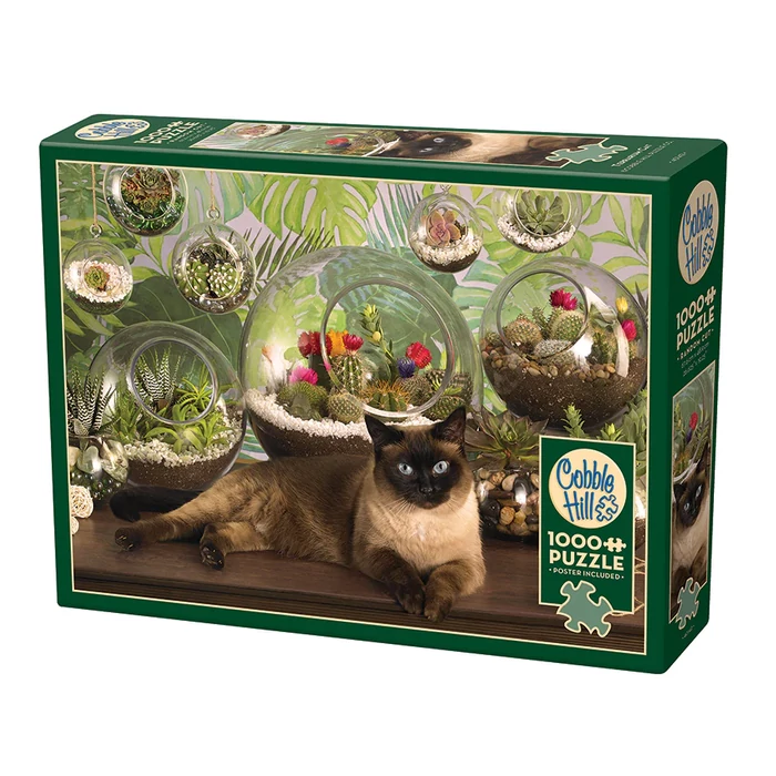 Cobble Hill 40142 - Terrarium Cat - 1000 db-os puzzle