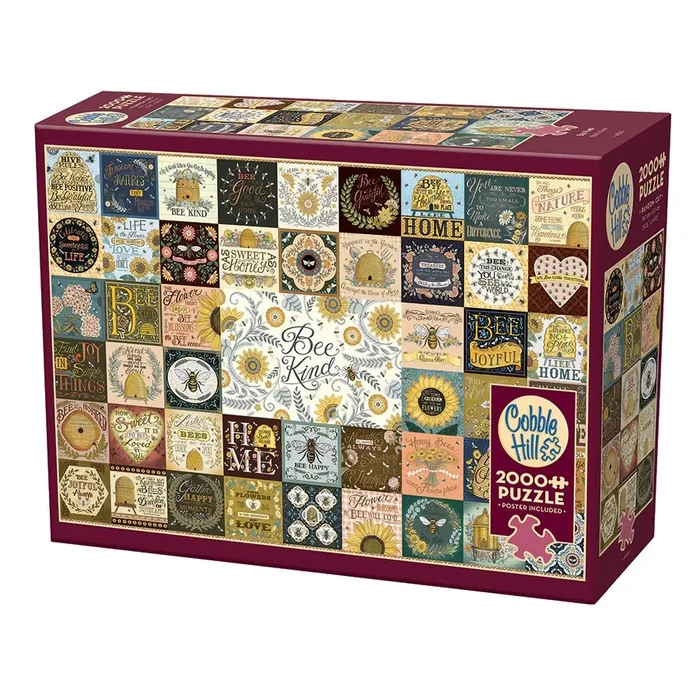 Cobble Hill 49019 - Bee Kind - 2000 db-os puzzle 