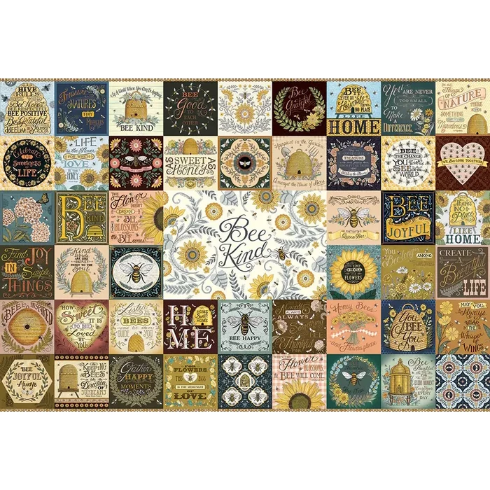 Cobble Hill 49019 - Bee Kind - 2000 db-os puzzle 