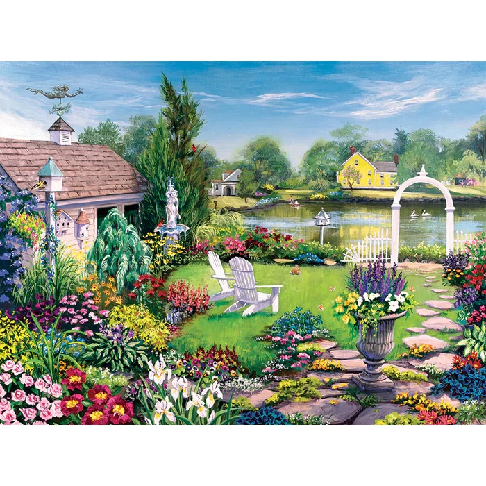 Cobble Hill 48026 - By the Pond - 275 db-os Easy Handling puzzle