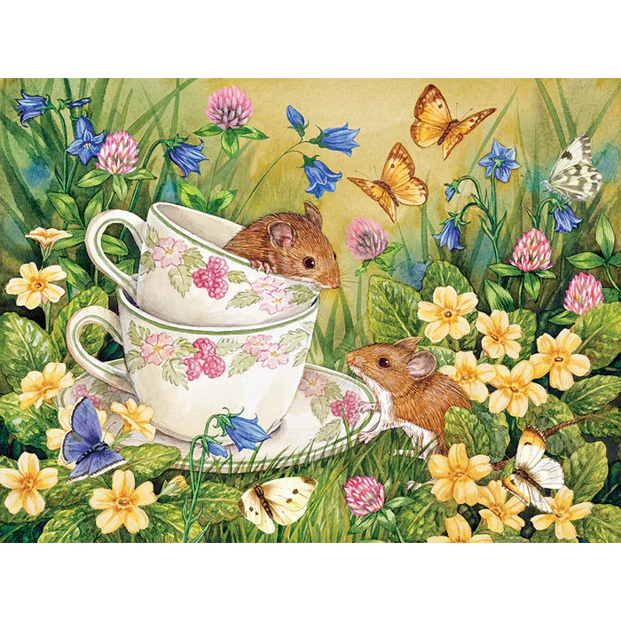Cobble Hill 48012 - Tea for Two - 275 db-os Easy Handling puzzle