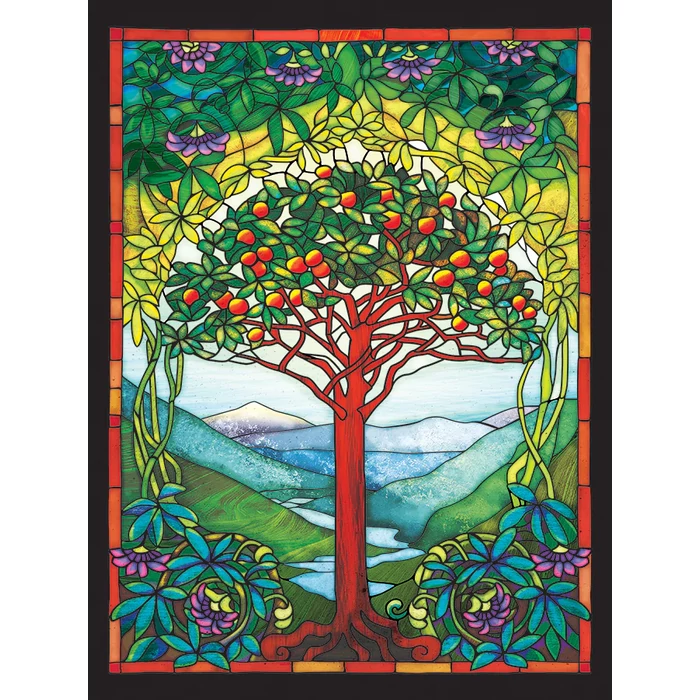 Cobble Hill 48005 - Tree of Life Stained Glass - 275 db-os Easy Handling puzzle
