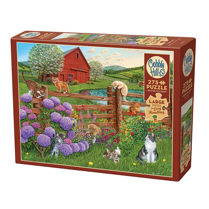 Cobble Hill 48015 - Farm Cats - 275 db-os puzzle