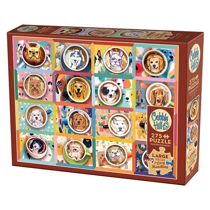 Cobble Hill 48032 - Puppy Lattes - 275 db-os puzzle