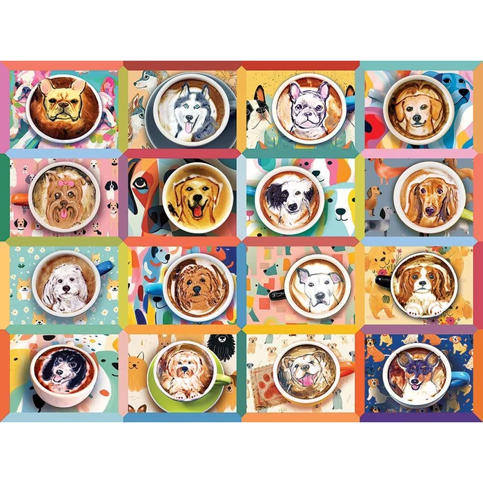 Cobble Hill 48032 - Puppy Lattes - 275 db-os puzzle