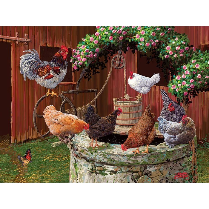 Cobble Hill 48018 - The Chickens are Well - 275 db-os puzzle
