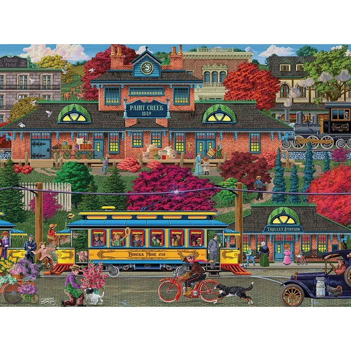 Cobble Hill 48019 - Trolley Station - 275 db-os puzzle