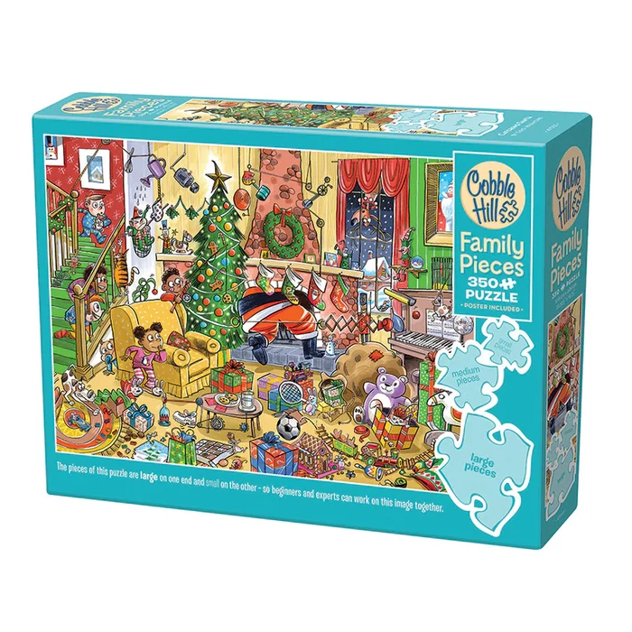 Cobble Hill 47023 - Catching Santa - 350 db-os Family puzzle
