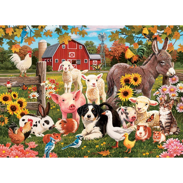 Cobble Hill 47037 - Family Farm - 350 db-os Family puzzle