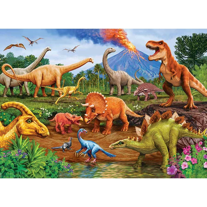 Cobble Hill 47030 - Dinos - 350 db-os puzzle