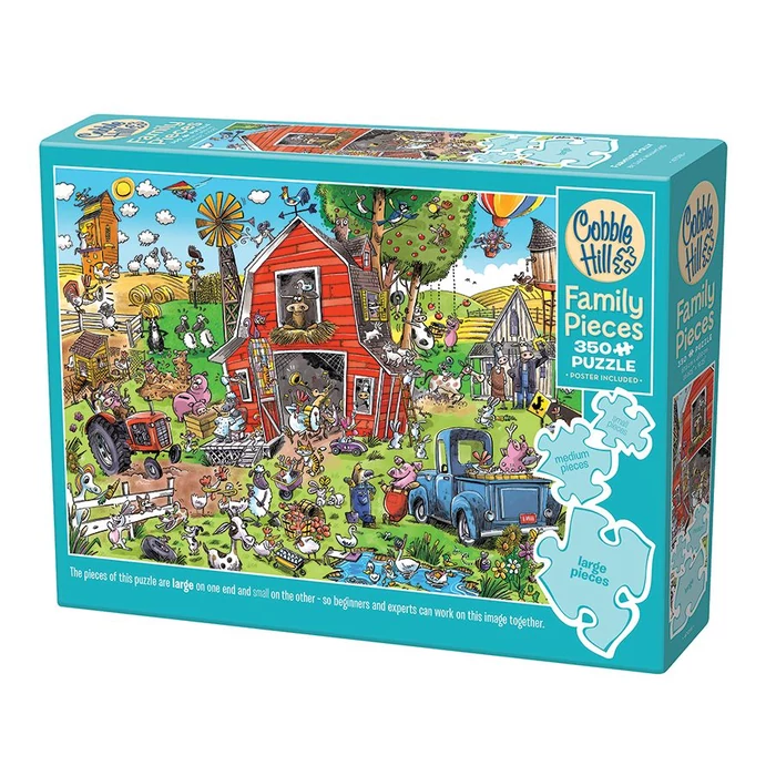 Cobble Hill 47018 - Farmyard Folly - 350 db-os puzzle