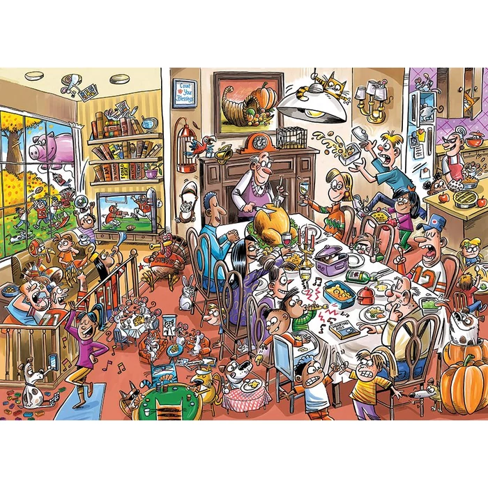 Cobble Hill 47034 - Thanksgiving Togetherness - 350 db-os puzzle
