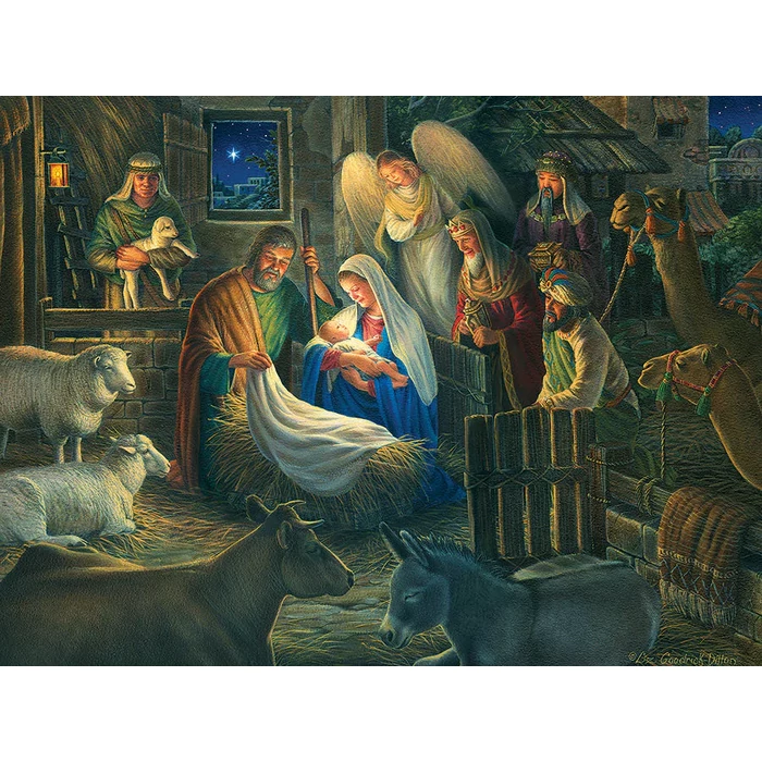 Cobble Hill 45057 - Away in a Manger - 500 db-os puzzle