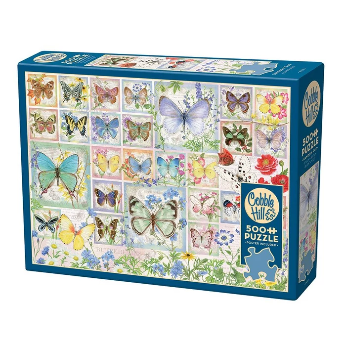 Cobble Hill 45025 - Butterfly Tiles - 500 db-os puzzle