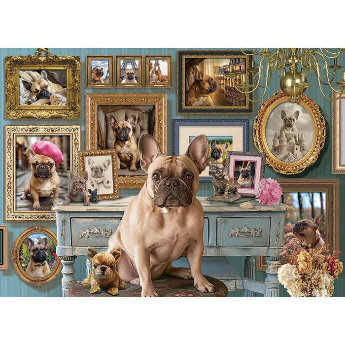 Cobble Hill 45111 - Frenchie - 500 db-os puzzle