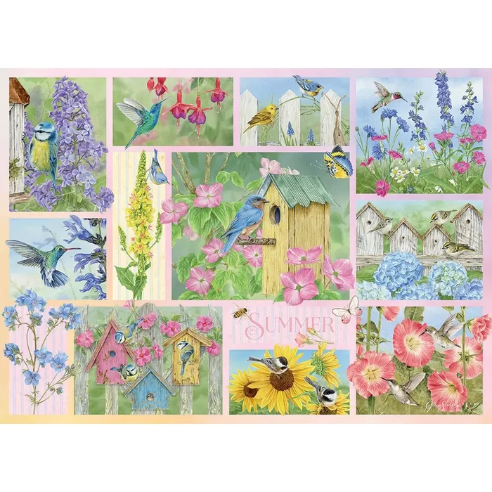 Cobble Hill 45102 - Garden Birds in Summer - 500 db-os puzzle 