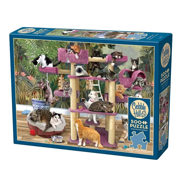 Cobble Hill 45095 - Jungle Cats - 500 db-os puzzle 
