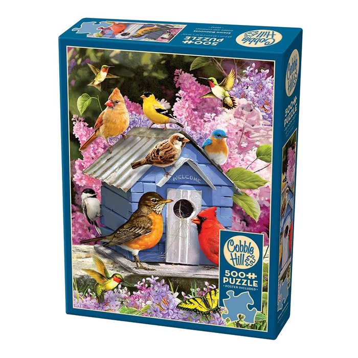 Cobble Hill 45042 - Spring Birdhouse - 500 db-os puzzle