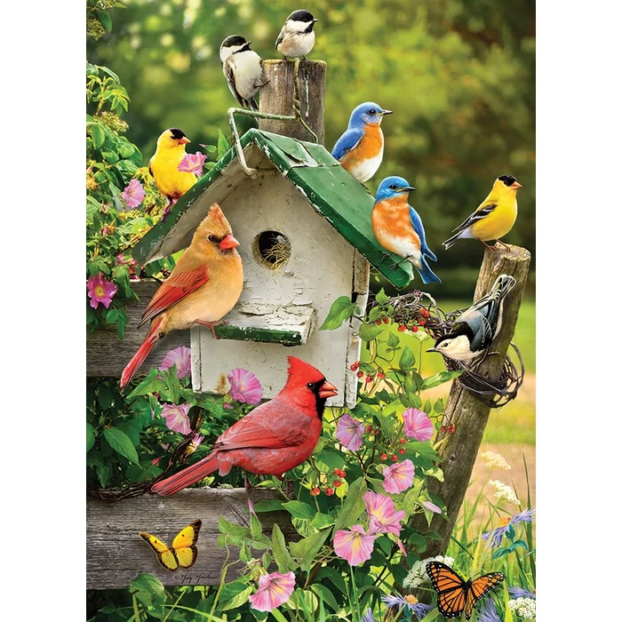 Cobble Hill 500 db-os puzzle - Summer Birdhouse (45068)