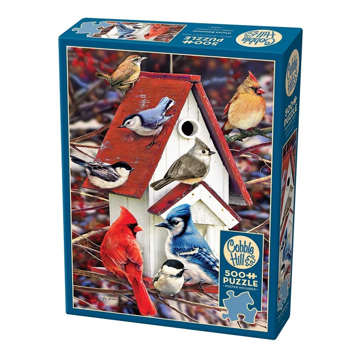 Cobble Hill 45065 - Winter Birdhouse - 500 db-os puzzle