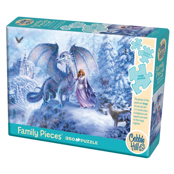Cobble Hill 54645 - Ice Dragon - 350 db-os Family puzzle