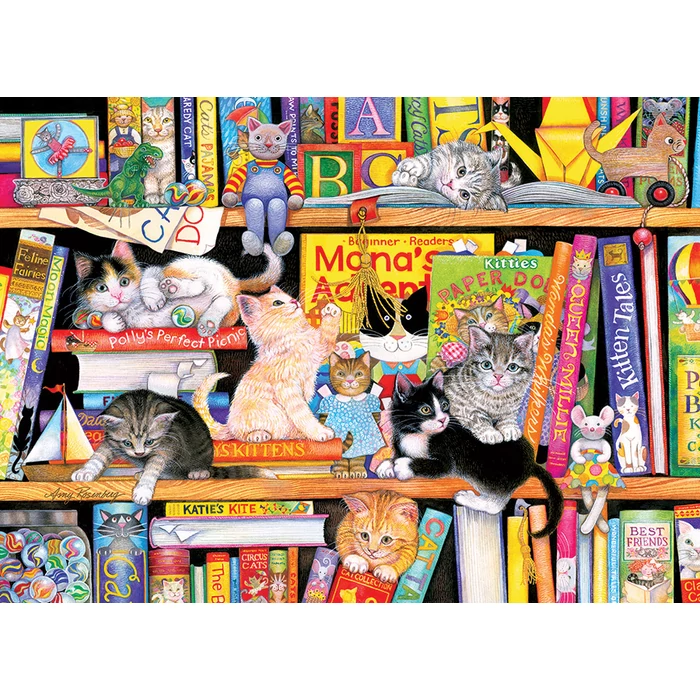 Cobble Hill 54646 - Storytime Kittens - 350 db-os Family puzzle