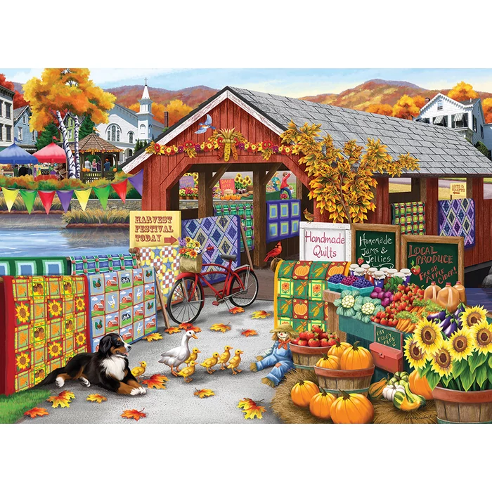 Cobble Hill 500 db-os puzzle - Harvest Festival (45027)