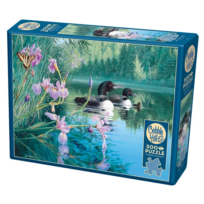 Cobble Hill 45047 - Iris Cove Loons - 500 db-os puzzle