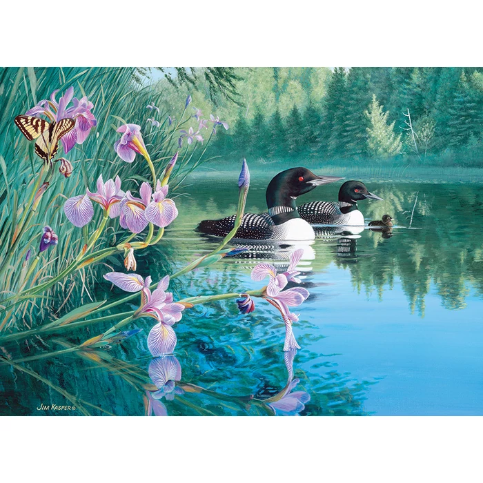 Cobble Hill 45047 - Iris Cove Loons - 500 db-os puzzle