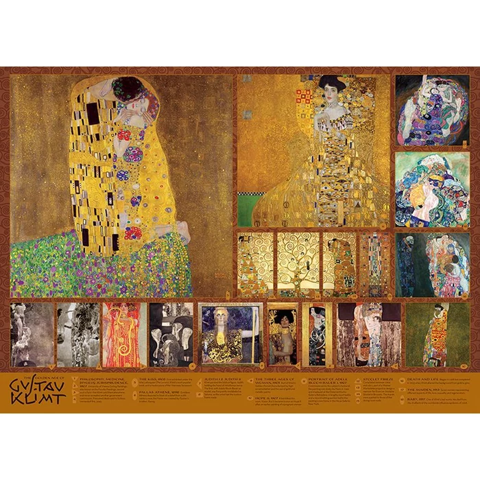 Cobble Hill 80359 - The Golden Age of Klimt - 1000 db-os puzzle