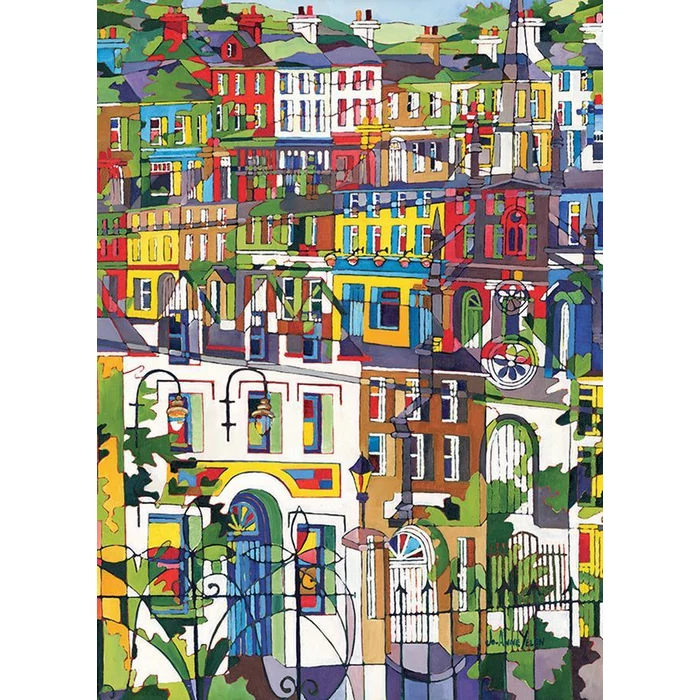 Cobble Hill 80355 - Thru Swirly Railings - 1000 db-os puzzle