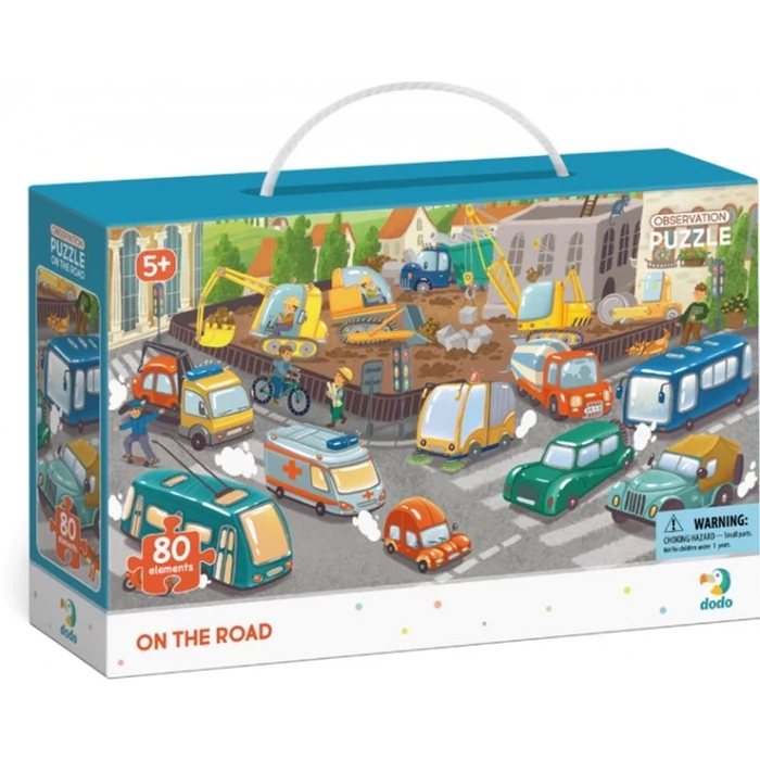 Dodo 300370 - Figyeld meg! - Városi közlekedés - 80 db-os puzzle