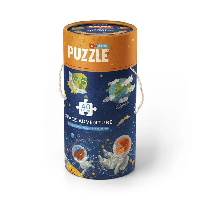 Dodo Mon puzzle és társas - Űrutazás - 40 db (200112)