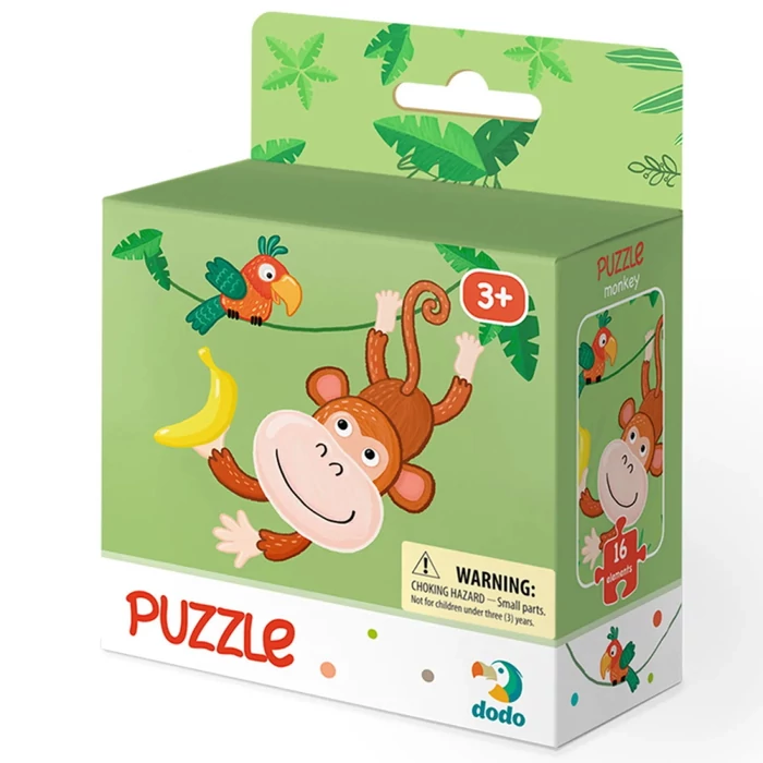 Dodo 300164 - Kis majom - 16 db-os puzzle