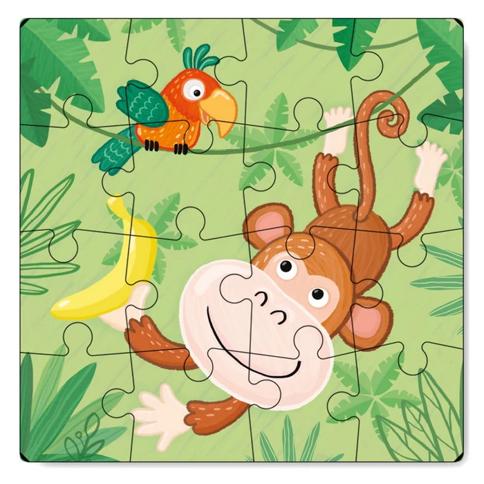 Dodo 300164 - Kis majom - 16 db-os puzzle
