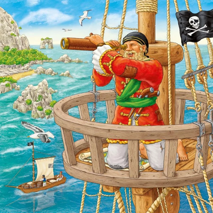 Ravensburger 09275 - Kalóz kaland - 3 x 49 db-os puzzle