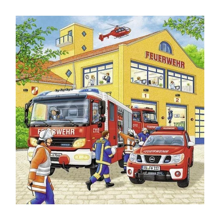 Ravensburger 09401 - Tűzoltóság  - 3 x 49 db-os puzzle