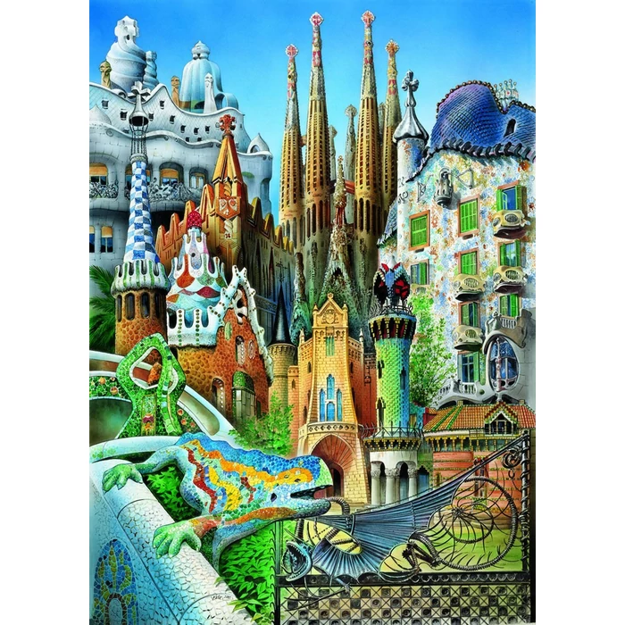 Educa 11874 - Miniature puzzle kollázs - 1000 db-os puzzle